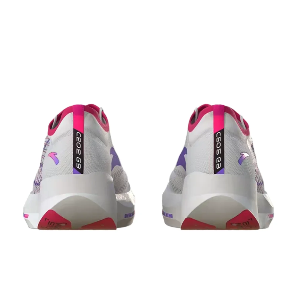 Anta C202G9 Men's Fashionable, Comfortable, and Versatile Low-Top Running Shoes in White, Purple, and Red 112535573R-1