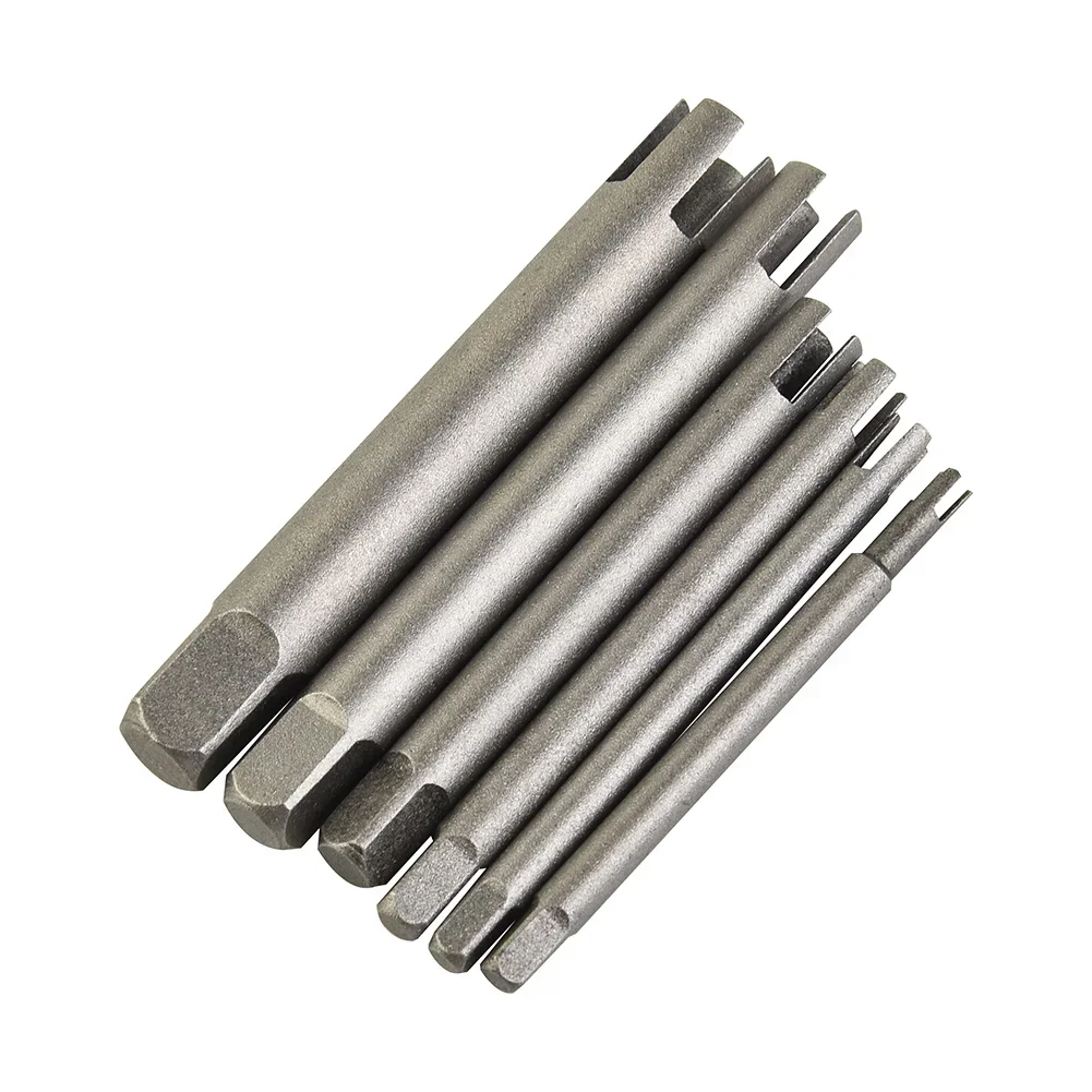 

Dies Screw Tap Extractor Metalworking Workshop Equipment 6pcs Broken End Tap Extractor Tap Wrench High Quality