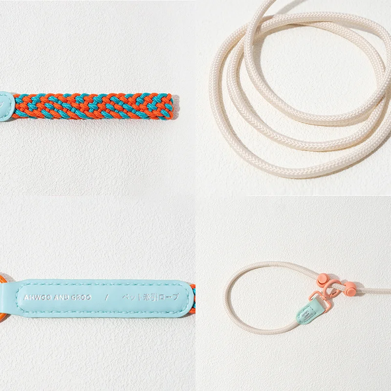 New Durable Nylon Pet P Chain Dogs Slip Training Lead Adjustable Puppy Dog Training Leash Collar For Small Medium Large Dogs