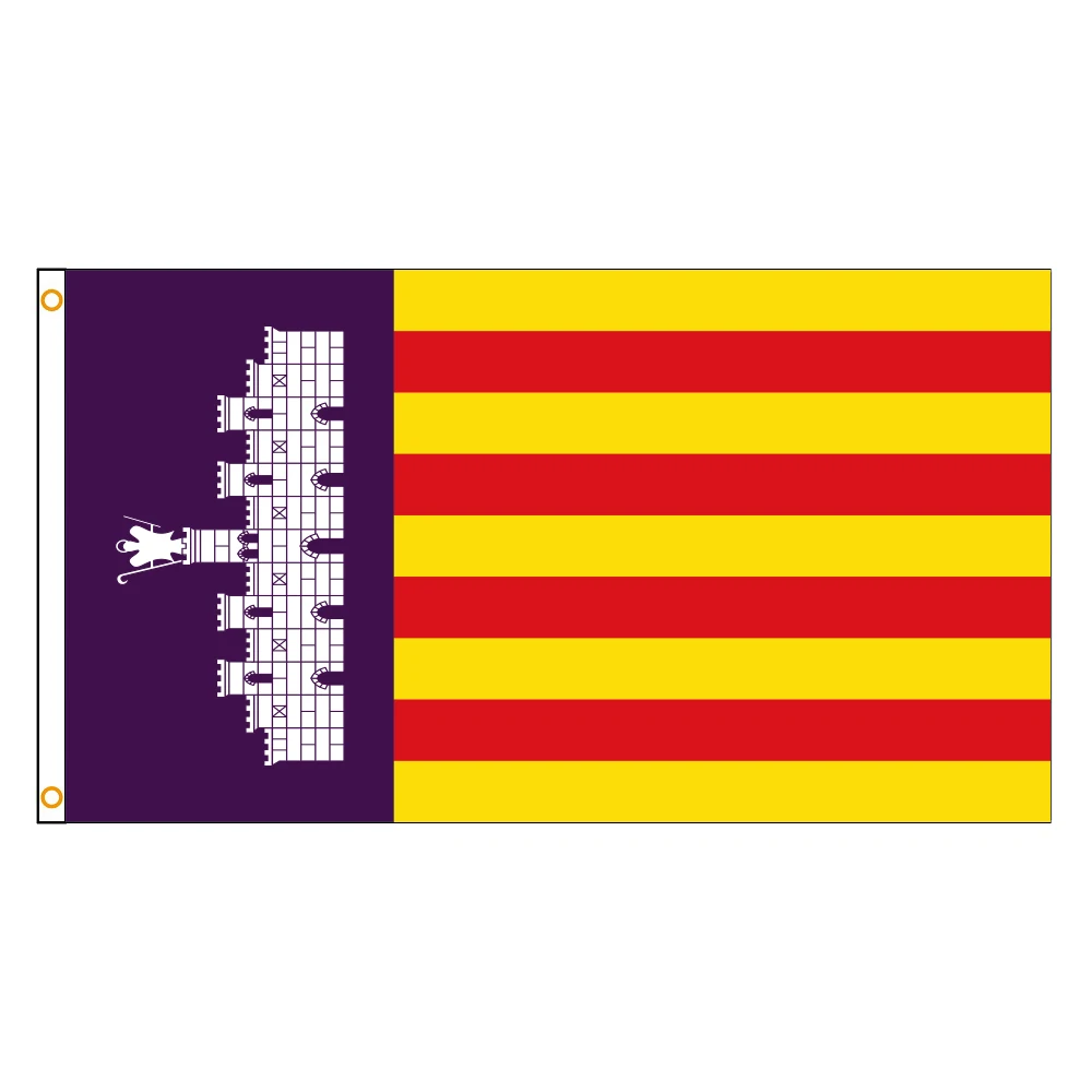 فلاغدوم 3x5shift 90X150cm إسبانيا الإسبانية جزر البالية مايوركا العلم