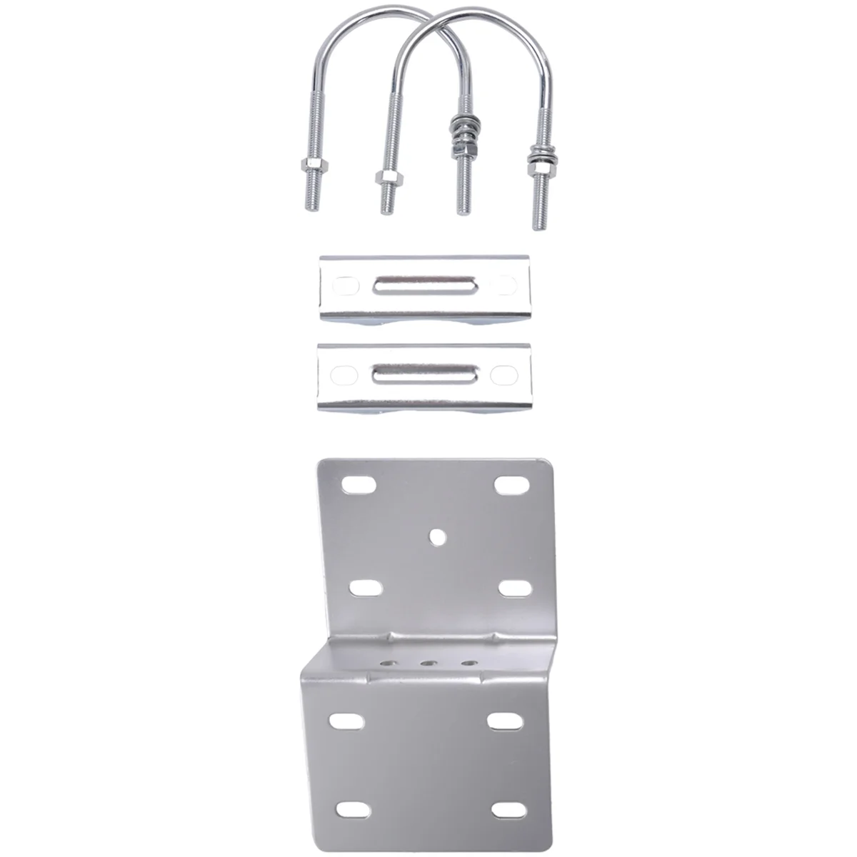 Kits de montaje en poste de antena, soporte de montaje en poste de antena con abrazadera de pernos en U dobles, soporte de mandíbula en V para soporte de poste de antena