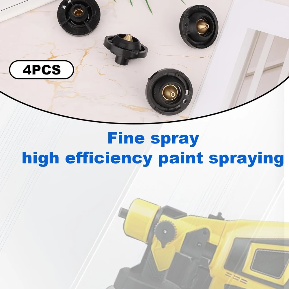 

Replacement Nozzles- 4Pcs Electric Paint Spraying Tips Accessory For Most Electric Paint Sprayers Tools-[A04I Tools]