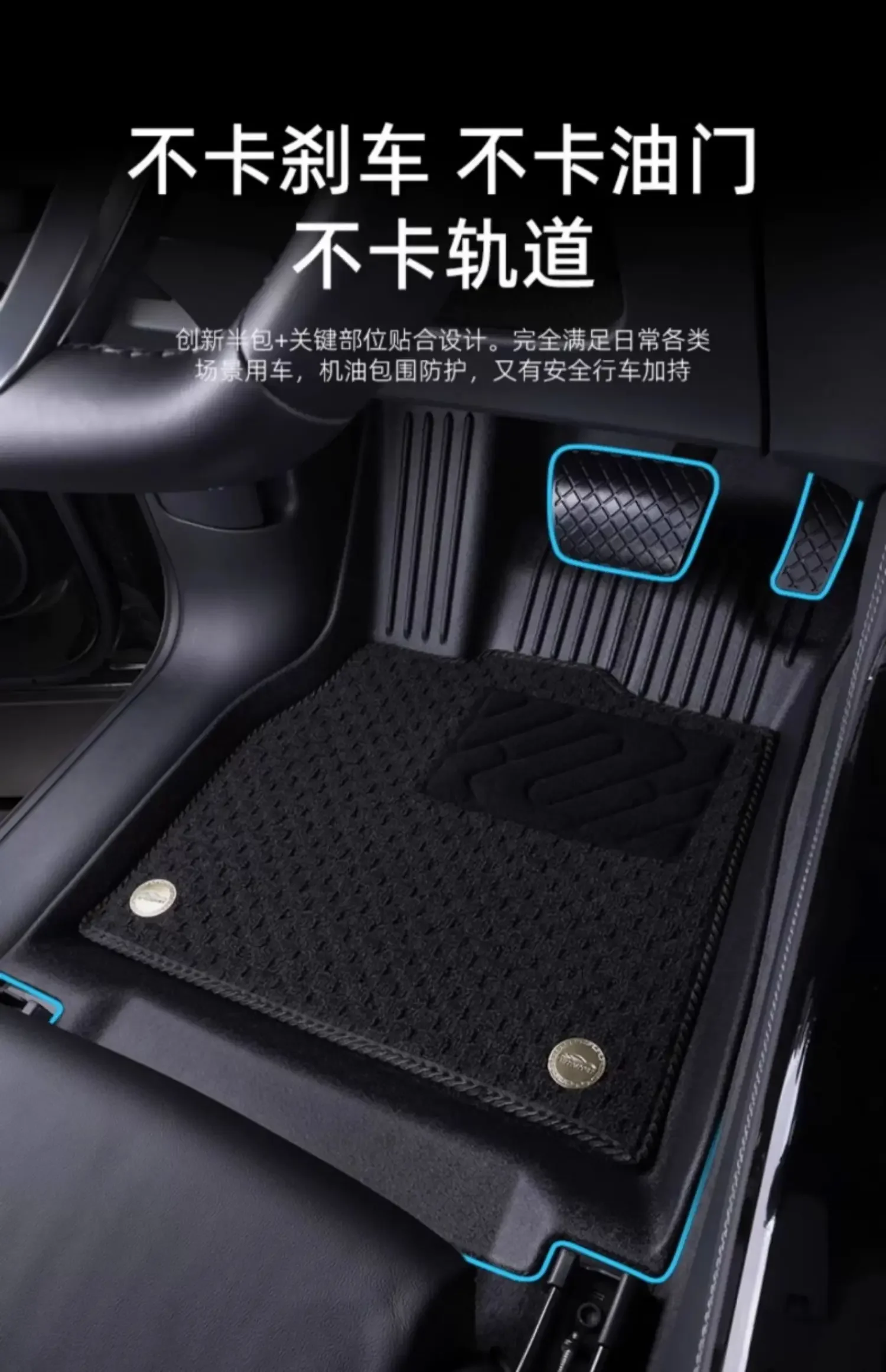 Car Floor Mat for Mercedes Benz GL GLS Class 320 350 400 450 500 550 X164 X166 2006-2025 TPE 3D TPECar Foot Mat Waterproo view 4