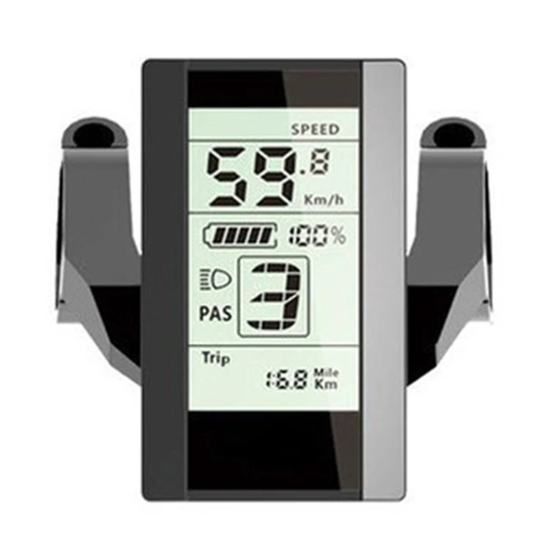 Pantalla negra para bicicleta eléctrica, 800S, para Bafang BBS01, BBS02, HD, el paquete incluye 1 PANTALLA