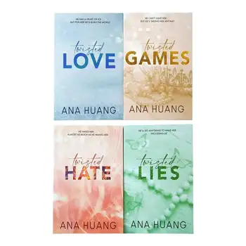 Ana Huang Books 영어 소설 책, 사랑, 게임, 증오, 거짓말, 페이퍼백, 1 권 트위스트 시리즈 