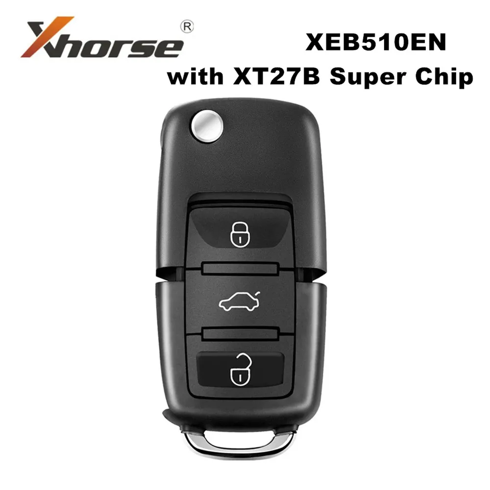 3PCS XHORSE XEB510EN VVDI Super Remote B5 Type Universal Smart Key Within XT27B VVDI Super Chip English Version