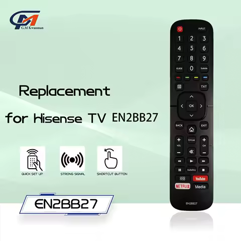 EN2BB27 Original Remote Control for HISENSE TV H32A5600 H32A5840 H43A6100 H43A6140 H43B7100 H50B7300 H55B7500