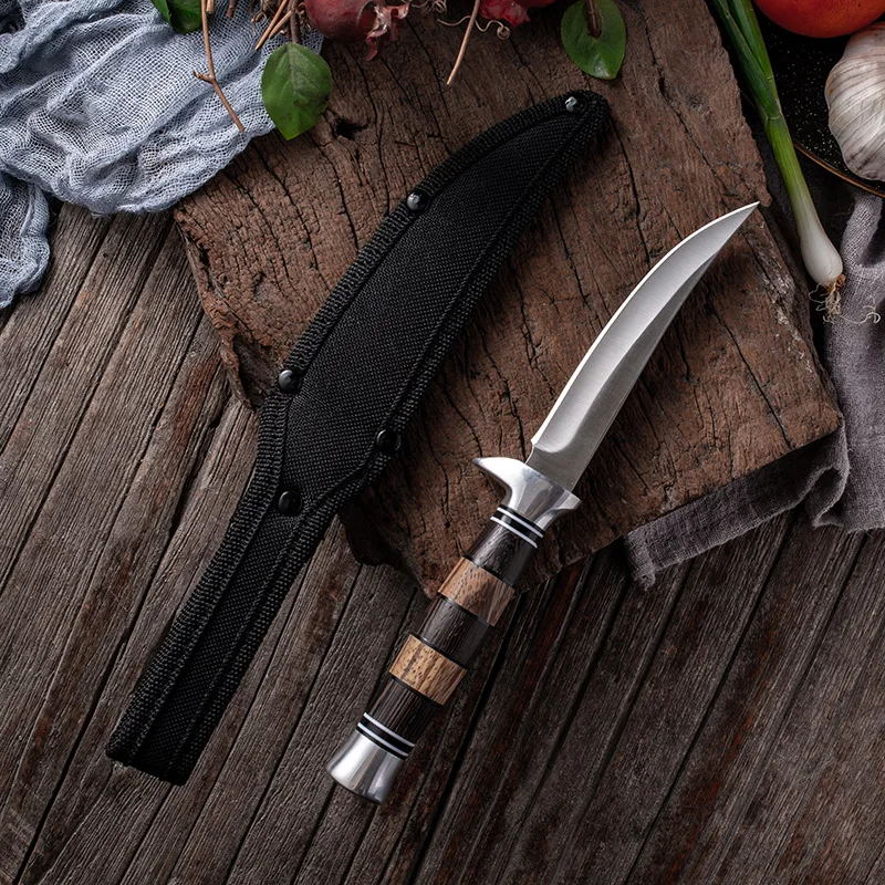 5Cr15 Stainless Steel Cutting Knife Kitchen Knives Sharp Blade Meat Cleaver Bone Fish Fruit Cooking Accessories