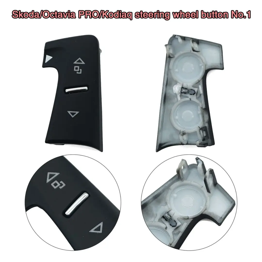 

Для использования в Skoda/Octavia PRO/Kodiaq кнопка на руле No1 No2 No3 No4 No5 No6