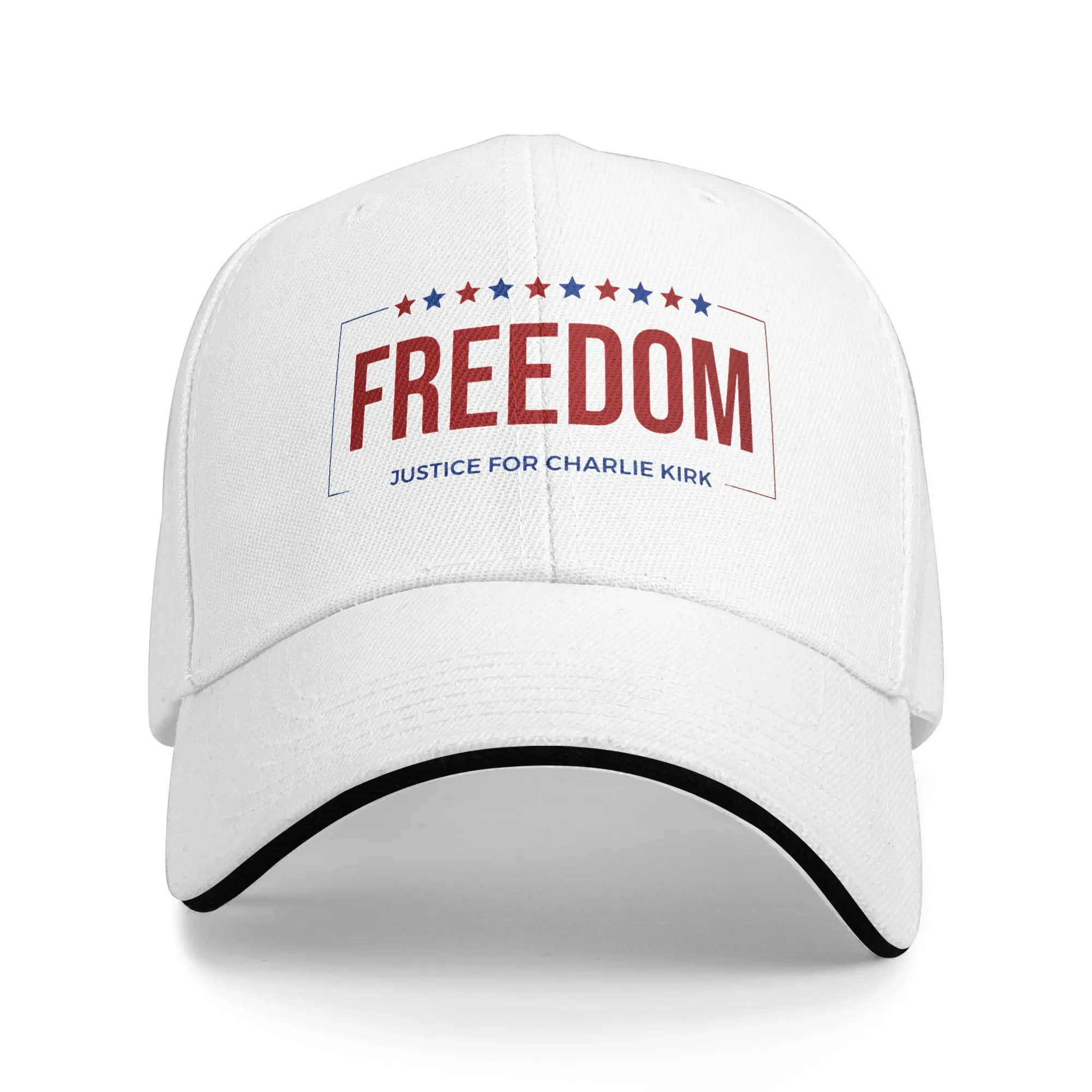 Summer Charlie Kirk Freedom Baseball Cap  Outdoor Gym y2k Retro Print Sun Trucker Hat Unisex-Teens Dropshipping Snapback Cap