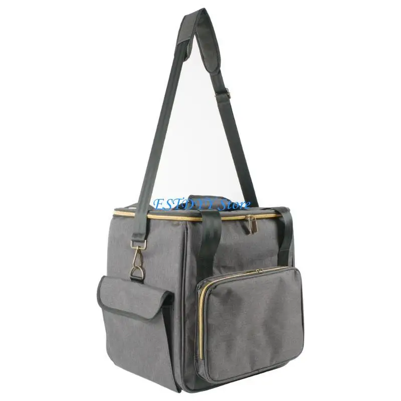 

G6DE Record Holder Box Large Capacity CDs Bag Albums Storage Carrying Bag Easy Carry