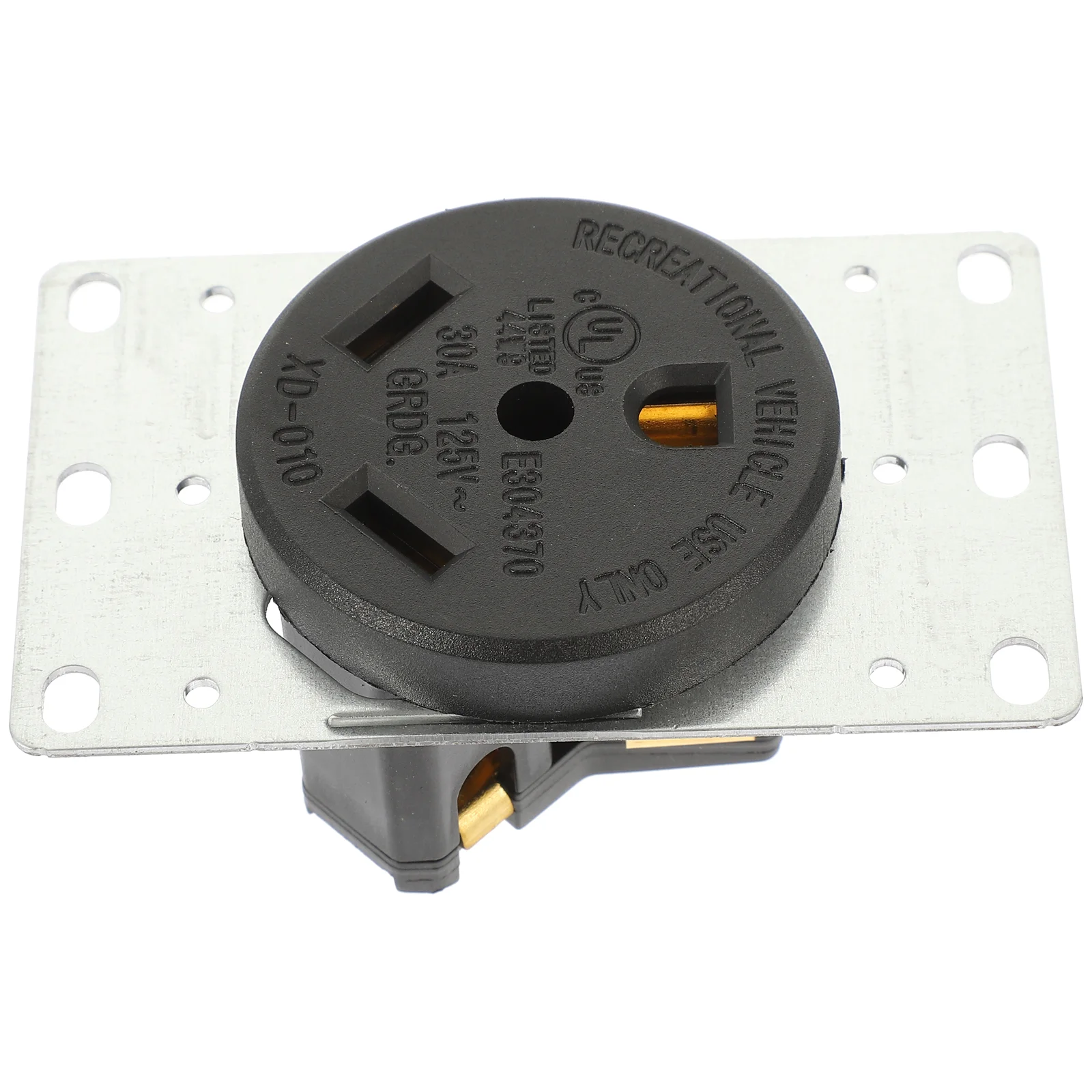 

Adapter Replacement Rv Outlet Electrical Straight Blade Receptacle American Style Abs Travel