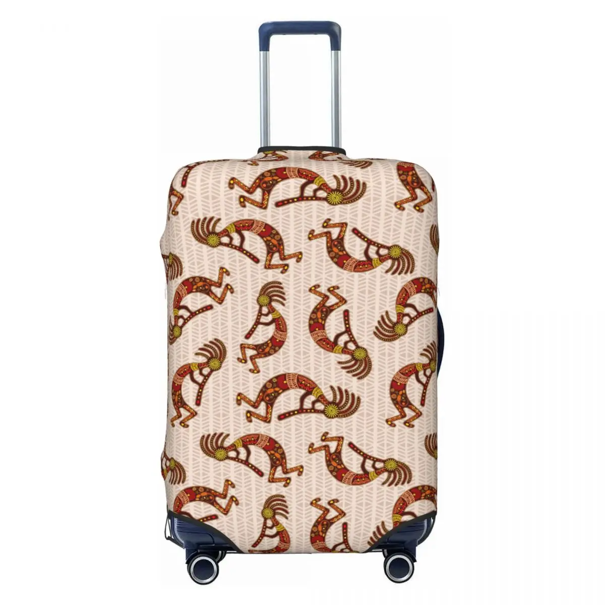 

Custom Southwest Tribal Native American Kokopelli Suitcase Cover Dust Proof Luggage Protective Covers for 18-32 inch