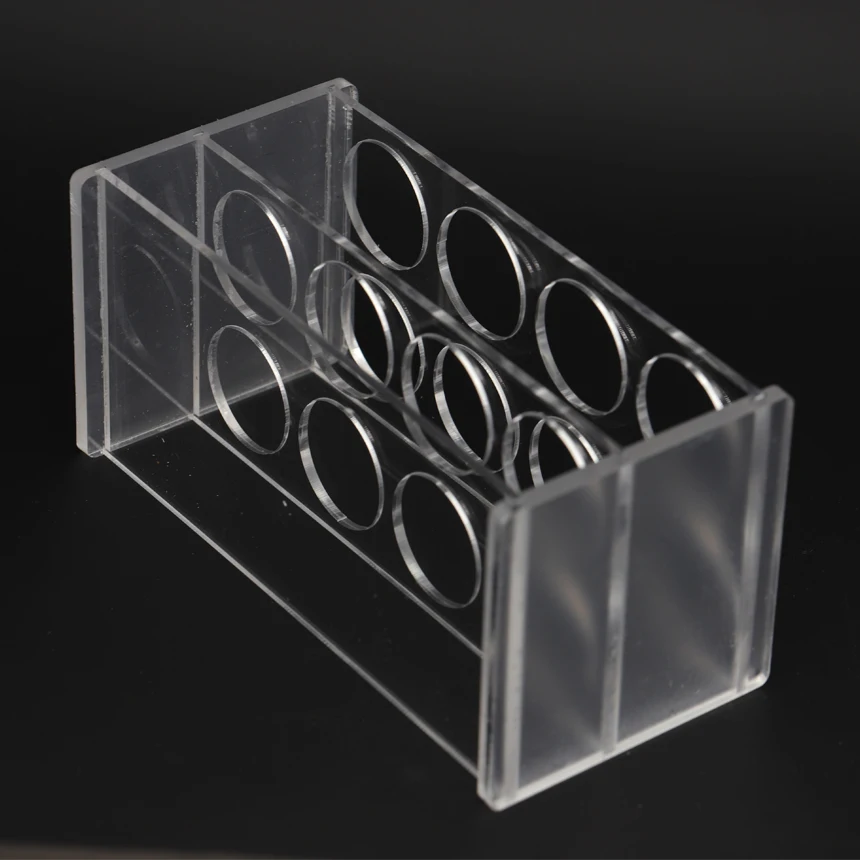 0.2/0.5/1.5/2/5/7/10/15/20/25/50/100ml 24/48/40/96 Holes Storage Plate Organic Glass PMMA Laboratory Centrifuge Tube Rack Holder