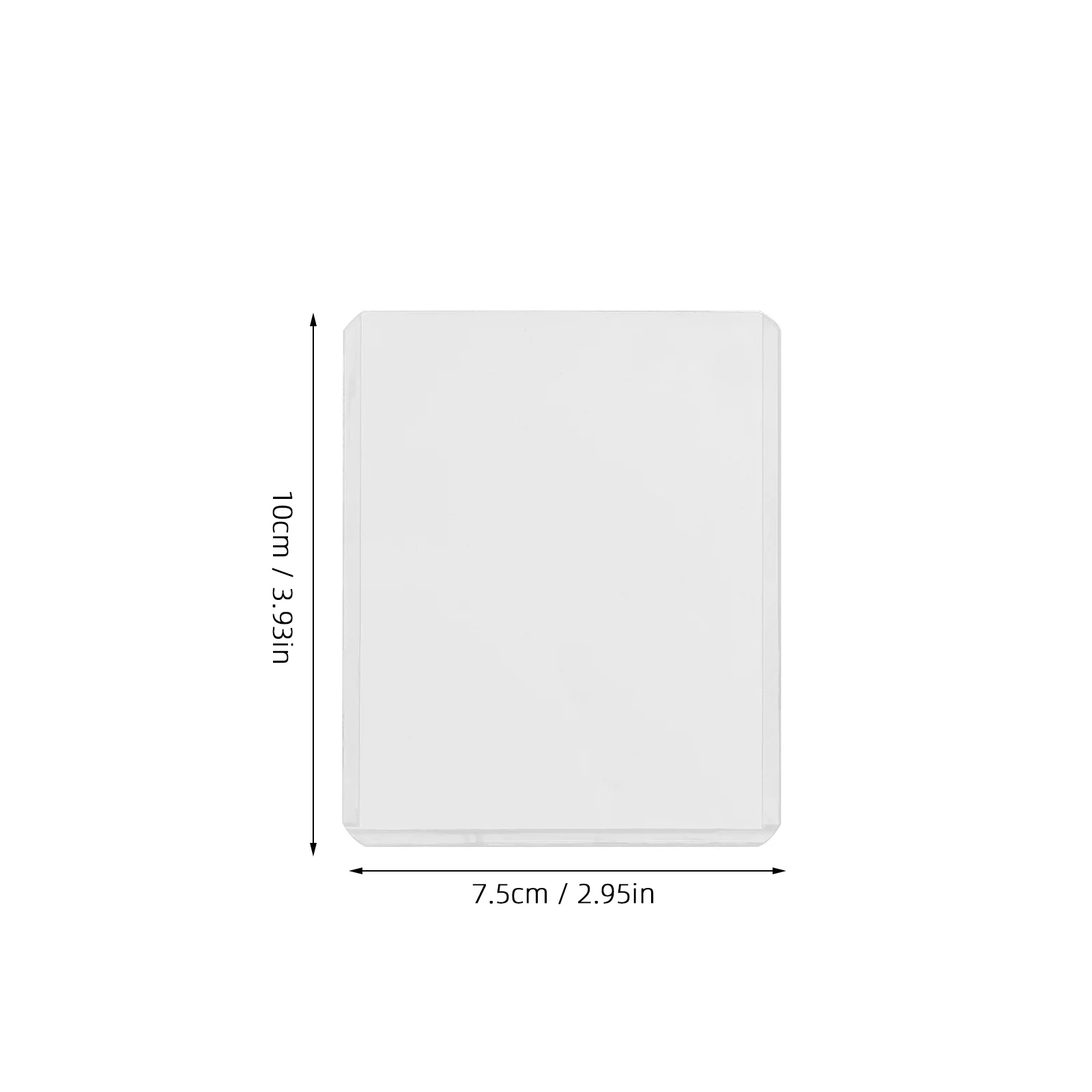 Fundas de plástico para tarjetas, Protector impermeable para tarjetas de juego, cubiertas de almacenamiento fuertes para jugar, protección de tarjetas comerciales, 25 uds.