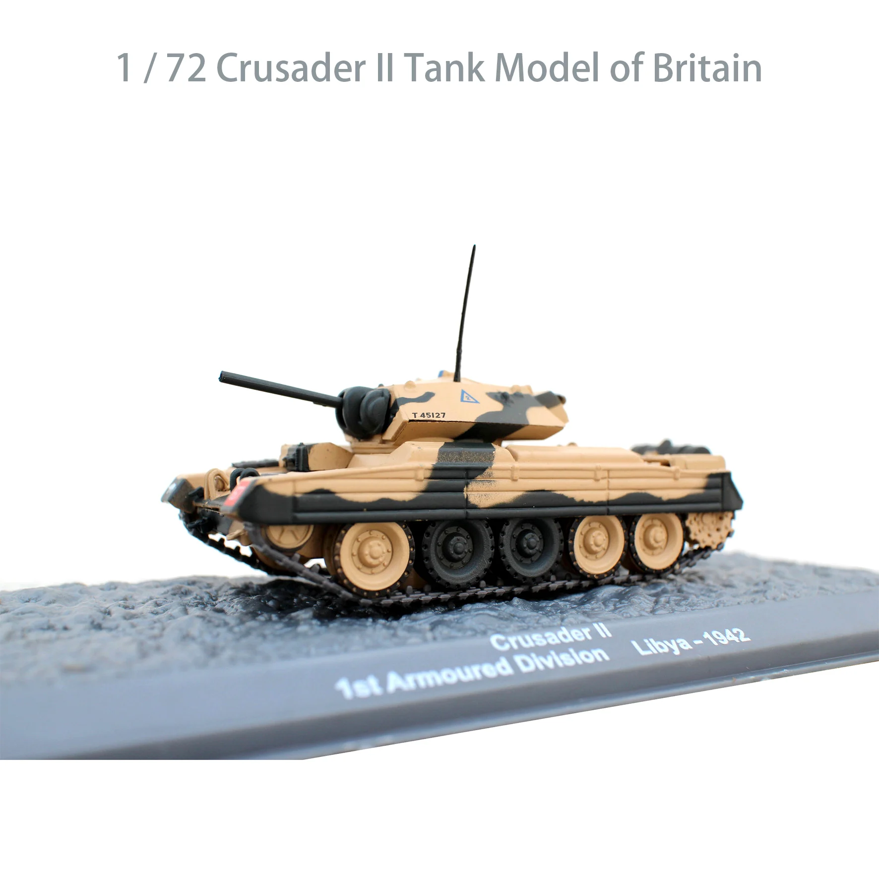 1 / 72 Crusader II Tank Model of Britain  Alloy finished product model 1942