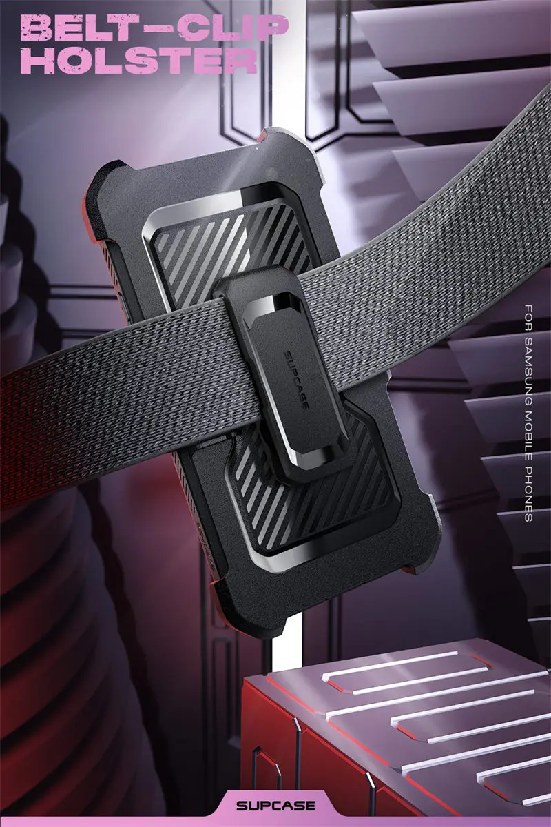 SUPCASE For Samsung Galaxy S22 Ultra Case (2022) 6.8 inch UB Pro Full-Body Holster Cover WITHOUT Built-in Screen Protector
