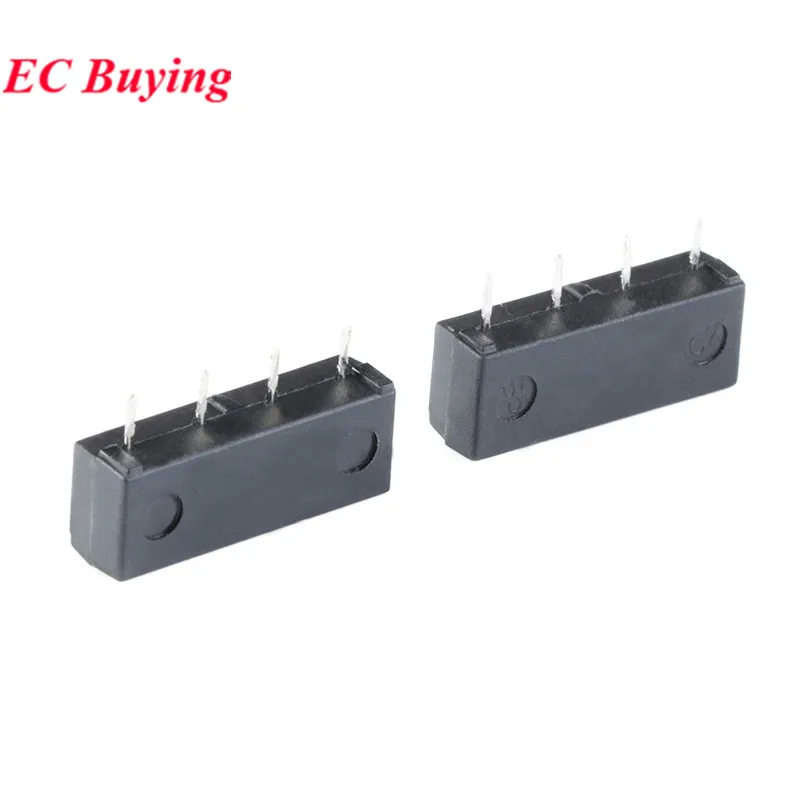 10Pcs/1pc 5V 12V 1A Relay SIP-1A05 SIP-1A12 Reed Switch Module Normally Open NO 1A DC5V DC12V For PAN CHANG 4PIN 4PIN Rele