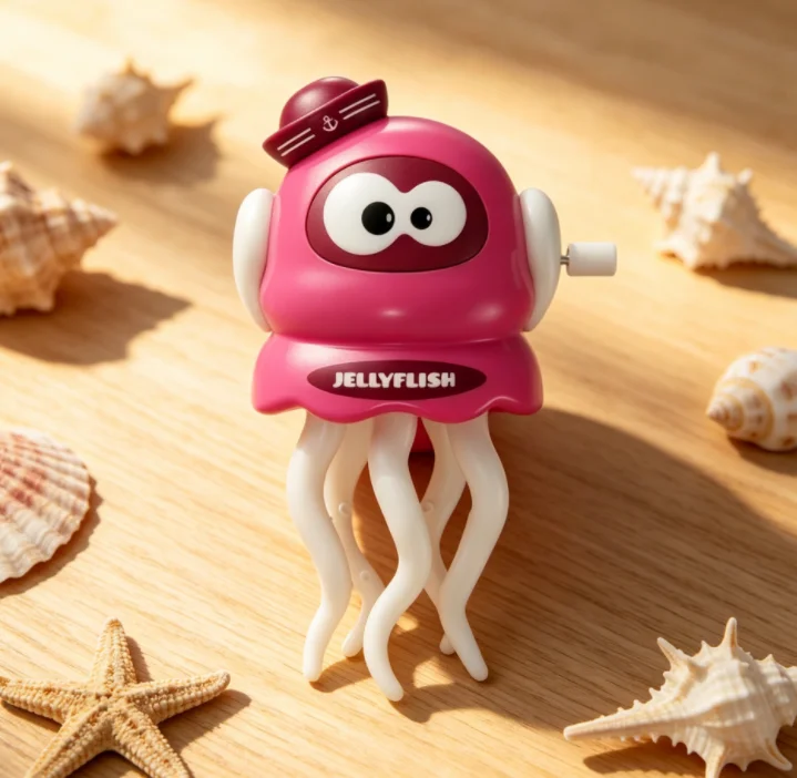 

Fun interactive dancing jellyfish toys and colorful lights, designed for crawling practice, floor games, and early learning with