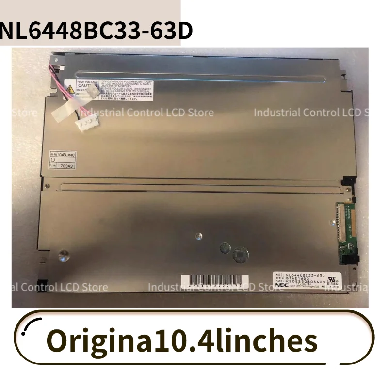 Brand new genuine NL6448BC33-63D 10.4-inch industrial LCD screen 100% tested A+ grade