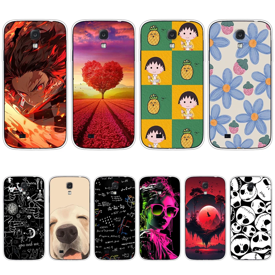 S3 colorful song Soft Silicone Tpu Cover phone Case for Samsung Galaxy s3/s4/mini