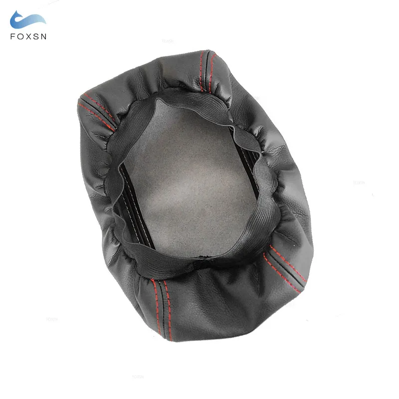 ل هيونداي توكسون 2015 2016 2017 2018 سيارة الداخلية مركز التحكم مسند ذراع غطاء ستوكات الجلود اكسسوارات تقليم واقية #3