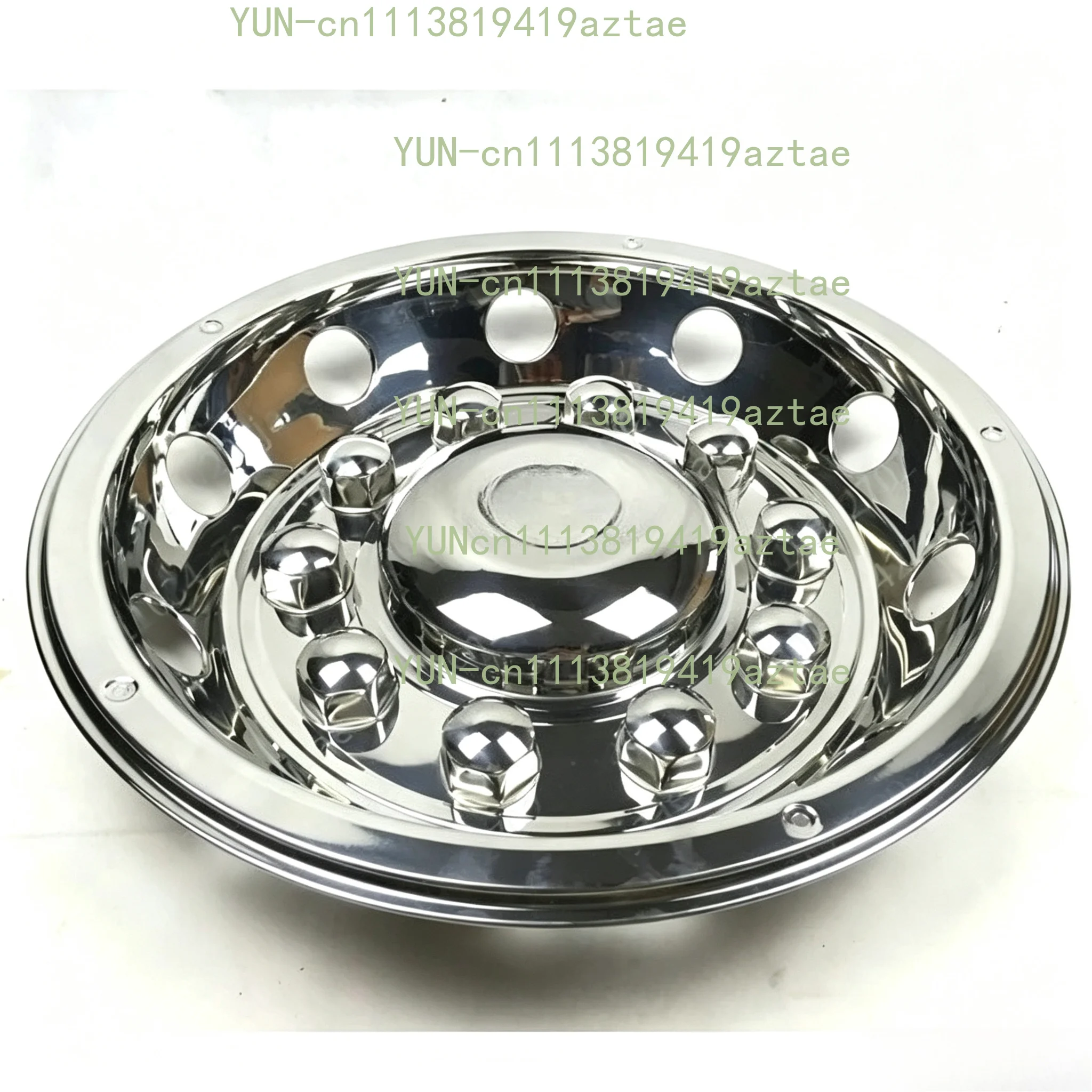 New 10 hole hubcap wheel cover 22.5 inch luxury all-inclusive bus van stainless steel modified car accessories