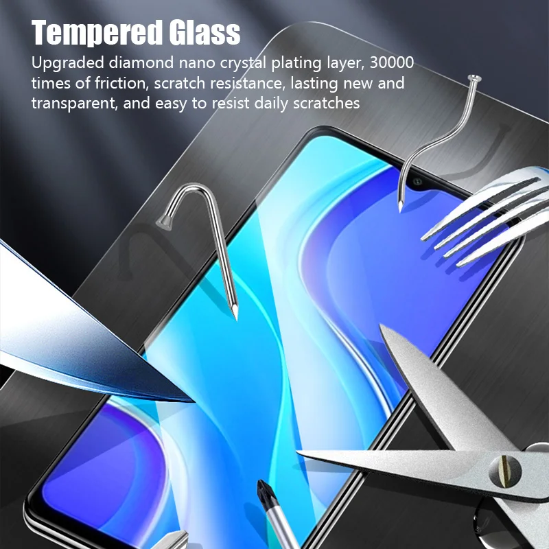 5PCS Tempered Glass For Redmi Note 12 13 11 10 9 8 Pro Plus 5G Sceeen Protector for Redmi 12C 10C 9C Note 11S 10S 9T 9S Glass