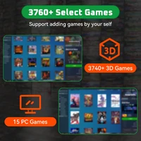 Launchbox 500GB Gaming HDD with 3760+Games&Emulators Video Game Console for PS4/Switch/PS3/PS2/PS1/Wii/Wiiu/Nes/Gamcube Plug&Play Launchbox OS for Win PC/Laptop 4
