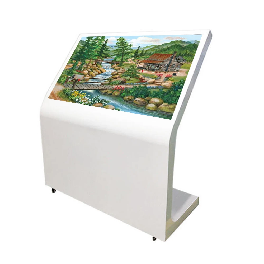 

Commercial Display Capacitive Touch Screen Digital Kiosk 43 Inch U Shape Stand Self-service Inquiry Machine Digital Touch Kiosk