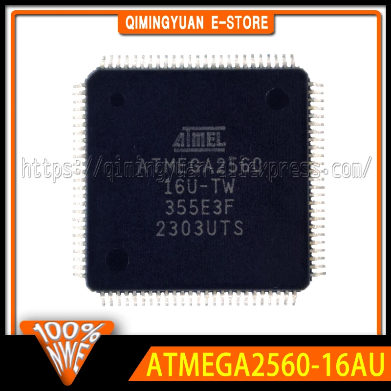 

1~10PCS/LOT ATMEGA2560-16AU ATMEGA2560 16U-TW TQFP-100 100% NEW