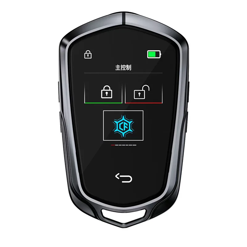 CF858 New Arrival Universal LCD Display Smart Key For Engine Start/Stop Cars Modified Smart Remote Control Car Key