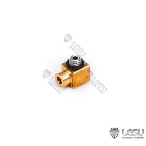 

LESU RC Hydraulic Brass Nozzle for 3*2MM Pipe On Excavator Truck Loader Model Spare Parts TH16984