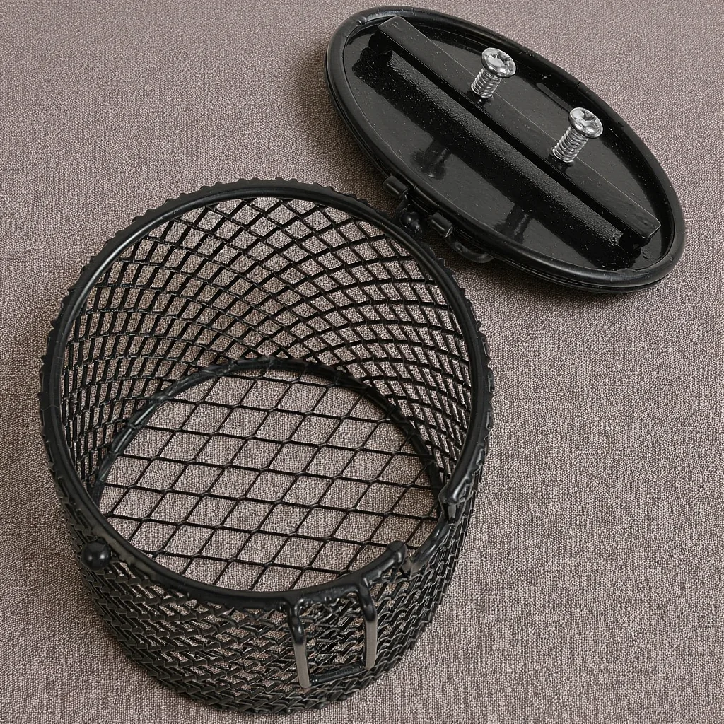 

Anti-Scalding Lampshade for Reptile Cage Strong Iron Art Mesh Cover Reptile Heating Lamp Shade Safe Temperature Control