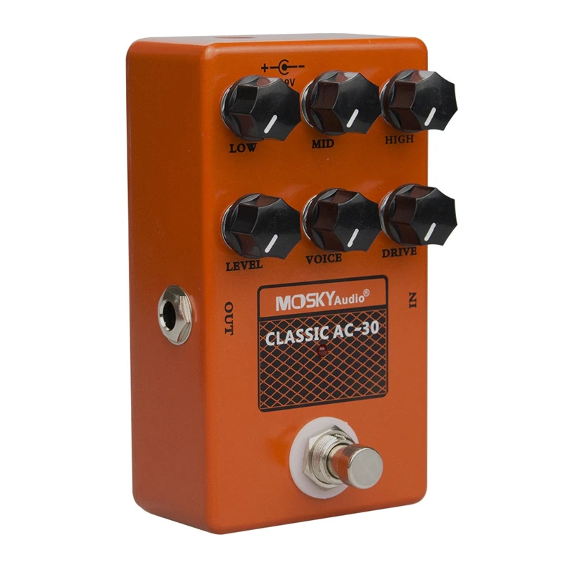 MOSKYaudio Classic Ac-30 Guitar Effect Pedal Speaker Simulation Level Drive Voice Effects For Electric Guitar Accessories