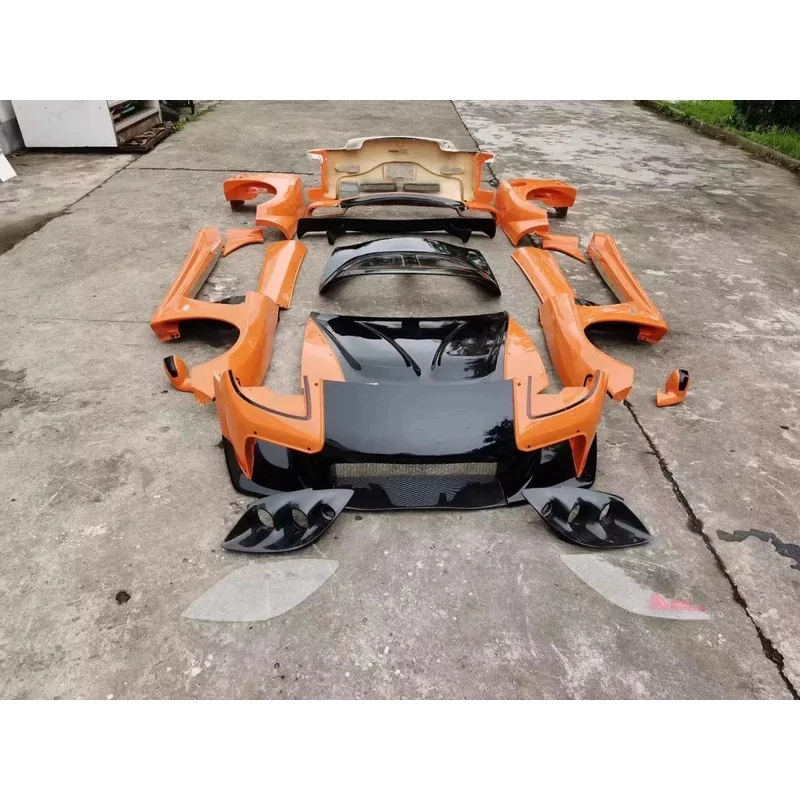High Quality RX7 body kit RX7 upgrade FD3S VS style front and rear bumper spoiler body kit auto parts