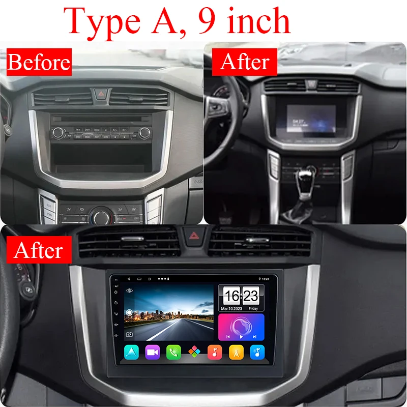 Android 14 For Maxus LDV T70 T60 MG Extender 2019-2021 Car Radio Navigation Auto Radio Stereo Multimedia DSP Player NO DVD 2DIN