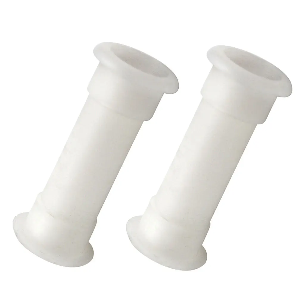 Plastic Thru Hull Fittings Leak Proof Boat Drain Tube Connector for Marine Motorwell Livewell Transom Use