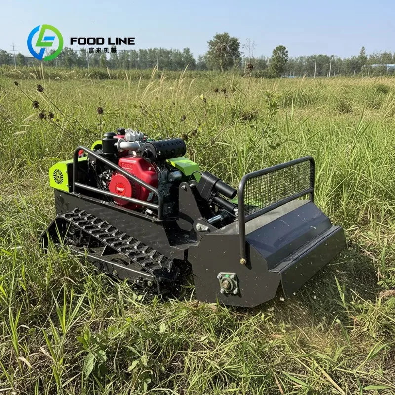 

Custom Small remote control lawn mower Farm grass knife Automatic lawn mowing Robot lawn mower