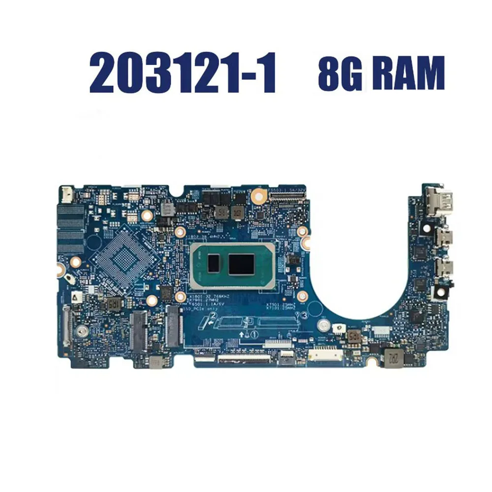 

I5 Computer Mainboard For DELL Inspiron 13 5310 203121-1 0MJKYW CN-0HMVCY Laptop Motherboard 11th Gen CPU 8G RAM Systemboard