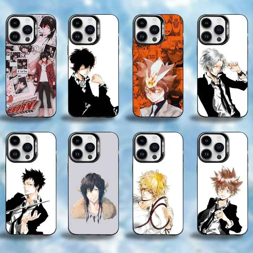 

HITMAN REBORN Phone Case For iPhone17,16,15,14,13,12,Pro Max Black Colorful Phone case