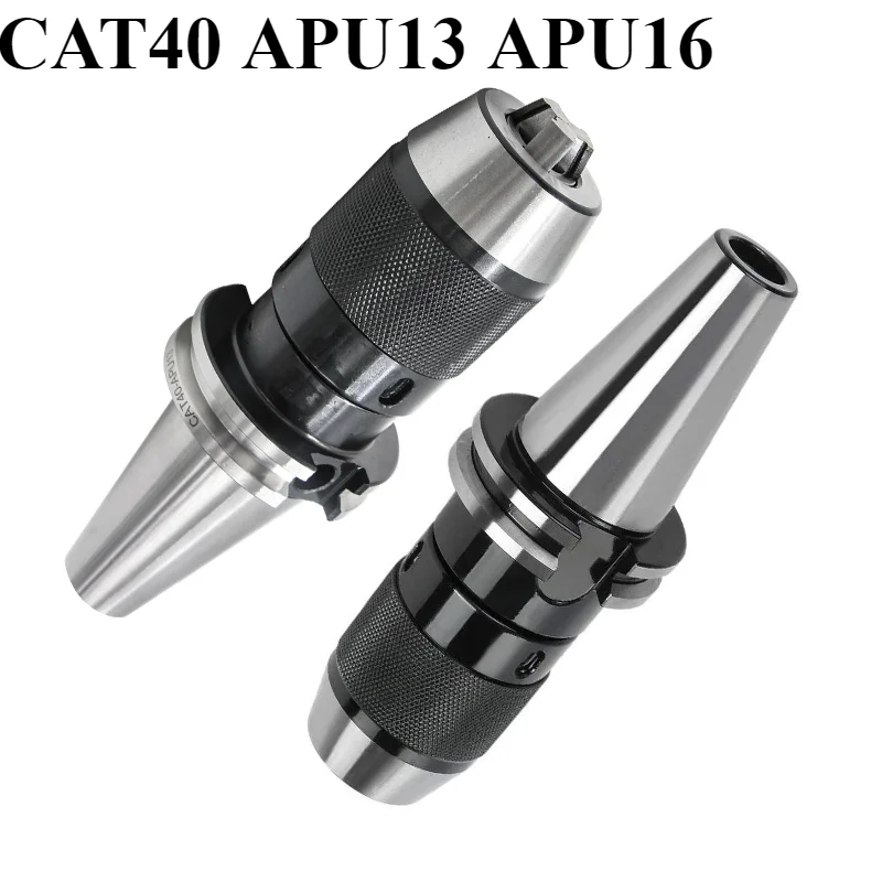 

CAT40 APU13 CAT40 APU16 keyless drill Tool Holder chuck arbor for CNC Lathe Milling Drill Press