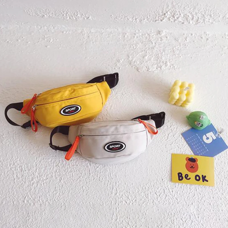 Marsupio per bambini Piccolo marsupio per bambine Borsa da petto leggera alla moda per bambini Sport all'aria aperta Corsa da campeggio