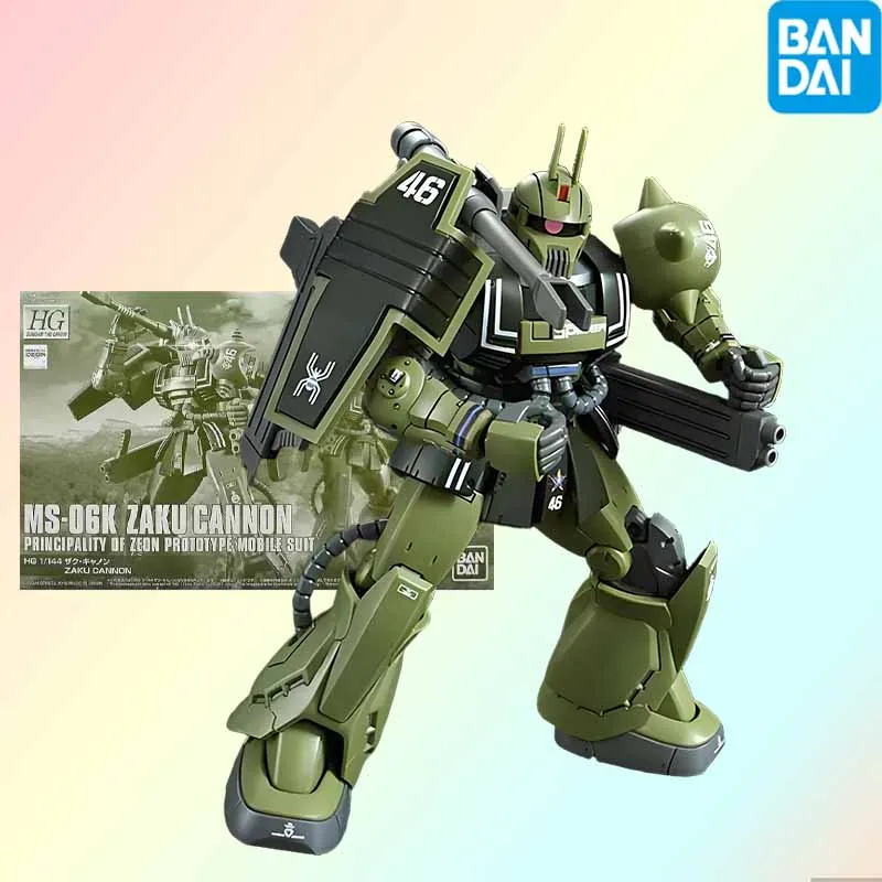 

В НАЛИЧИИ Bandai Original GUNDAM HG Series MS-06K ZAKU GANNON Аниме Фигурка Сборная модель игрушки Коллекционная модель