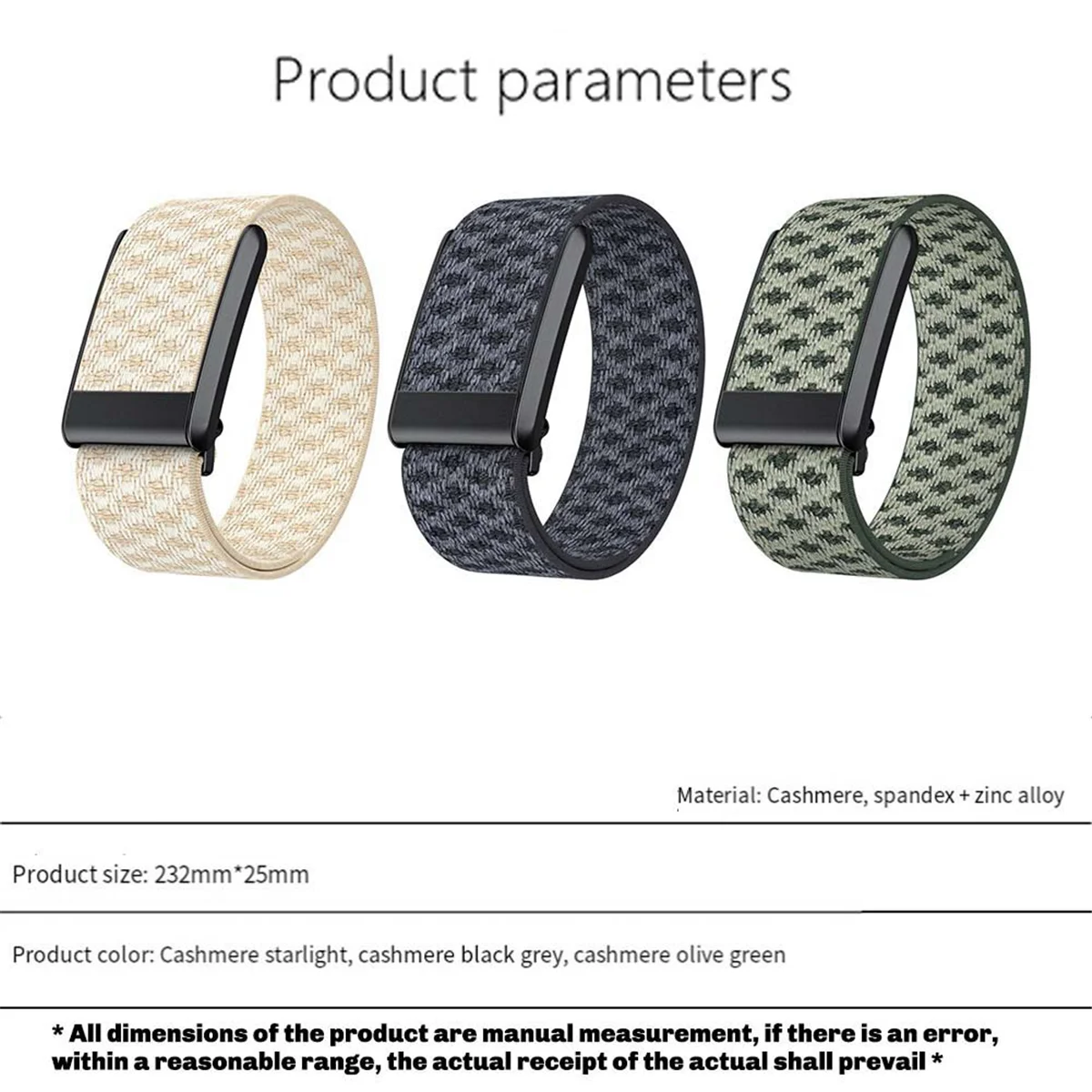 Tuyo para pulseras de lana transpirables y resistentes a olores con Sensor WHOOP4.0, comodidad mejorada, durabilidad, Compatible con Whoop B