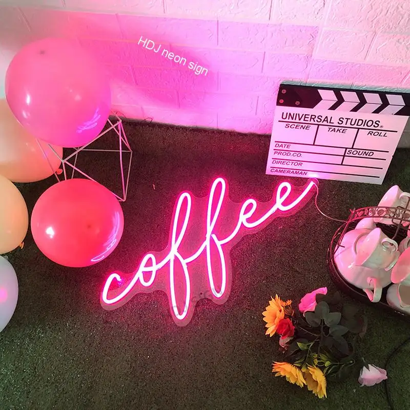 

Cafe Coffee Neon Led Sign for coffee Shop Wall Art Bar Decor LED Neon Lights Sign USB Cafe Home Wall Decoration