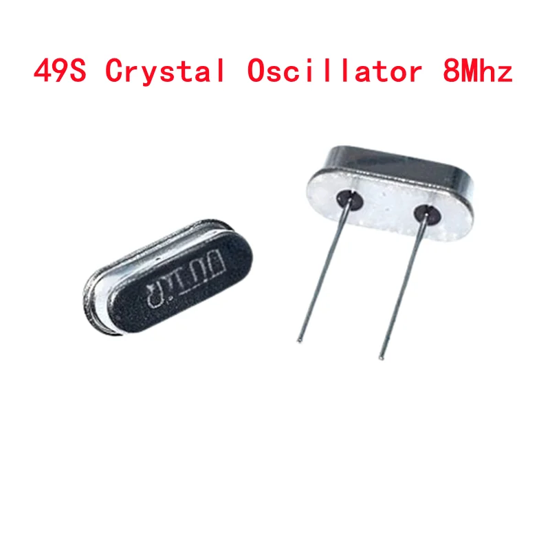 10 pz HC-49S 49S Oscillatore A Cristallo 8 Mhz Risonatore A Cristallo Di Quarzo Oscillatore Passivo 2 Pin 8 MHZ 8.000 MHZ 8 M