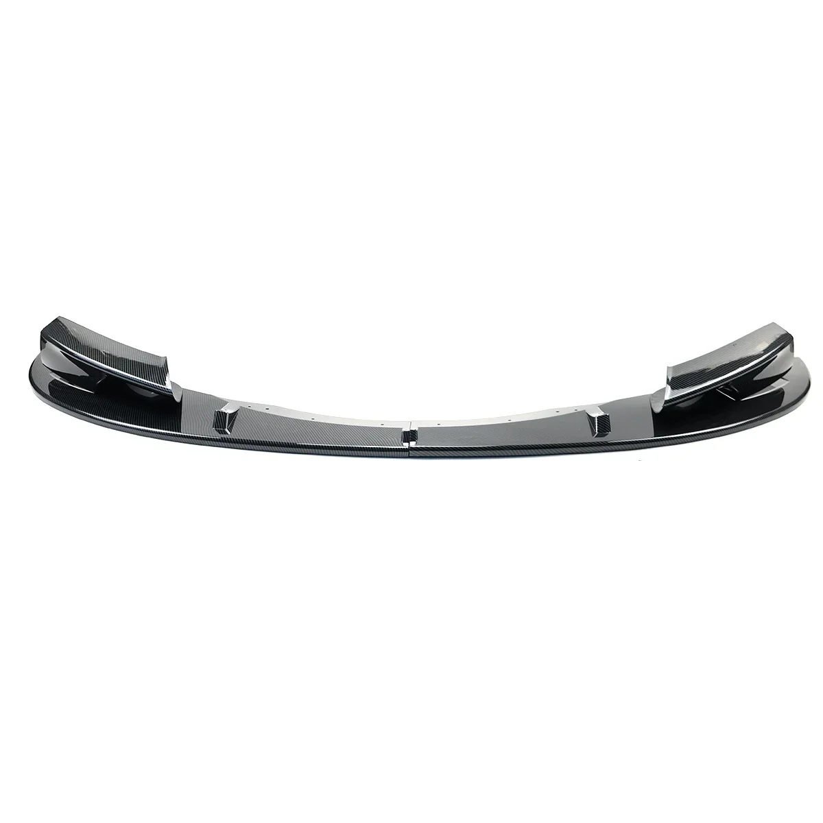 Car Front Bumper Lip for BMW E90 E92 E93 M3 2007-2013 Splitter Spoiler Guard Protector Cover Kits Glossy Black Carbon Fiber Look