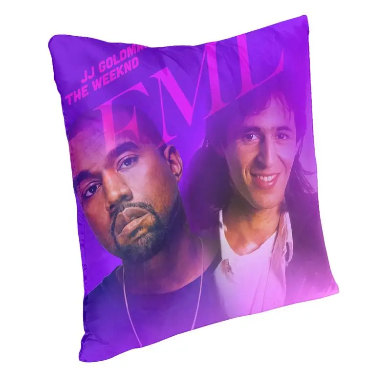 Jean Jacques Goldman French Singer Pillow Cover Bedroom Decoration Fashion Pop Rock Cushions Cover for Sofa Square Pillowcase