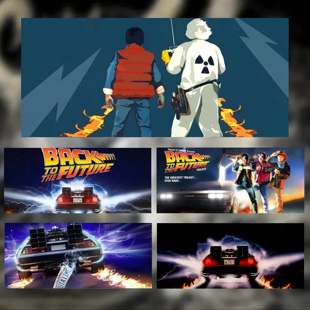 

movie scifi B-Back To The Future Mouse Pad Large Thick Desk Pad Stitched Edges Gaming Mouse Mat for PC